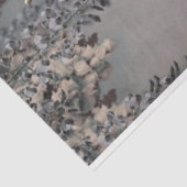 スワンレイクブルーフローラブライダルポートレートアート 薄葉紙 (詳細)