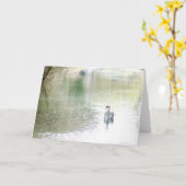 スワンレイク カード (黄色い花)