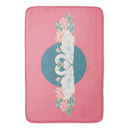 スワンレイク バスマット (正面縦)