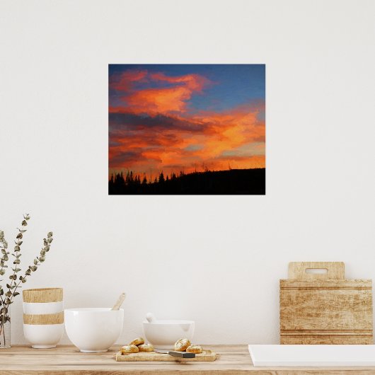 スワンレイク ポスター (キッチン)