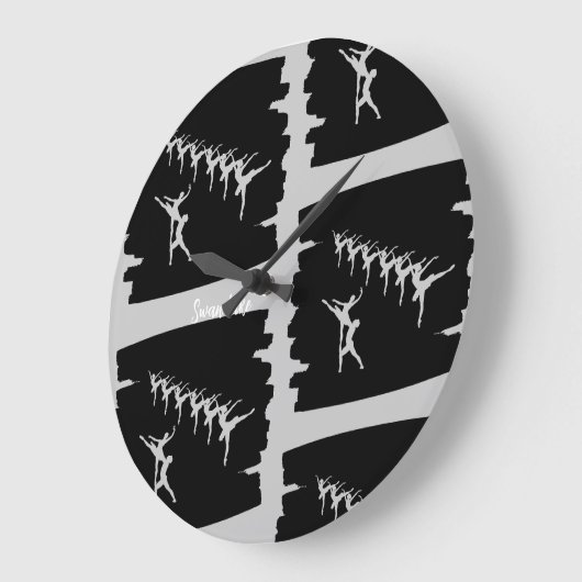スワンレイク ラージ壁時計 (傾斜)