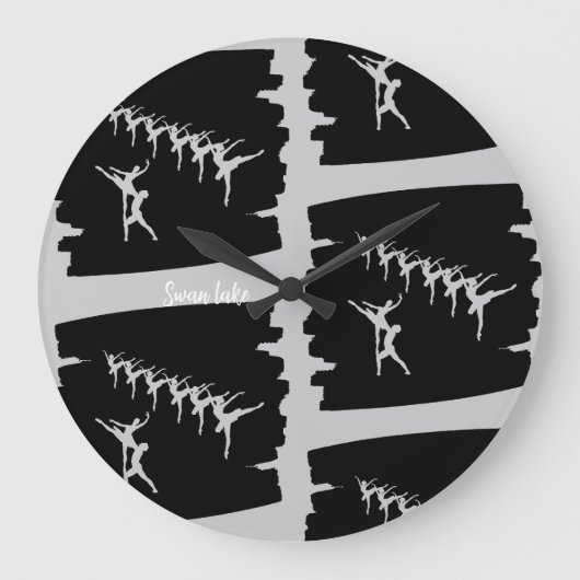 スワンレイク ラージ壁時計 (正面)