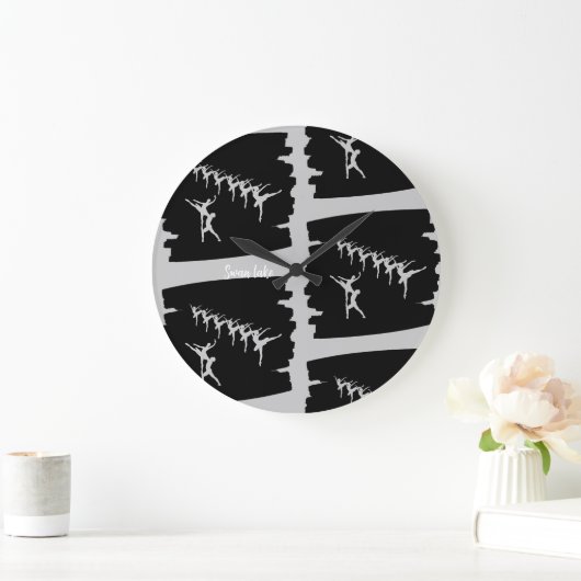 スワンレイク ラージ壁時計 (ホーム)