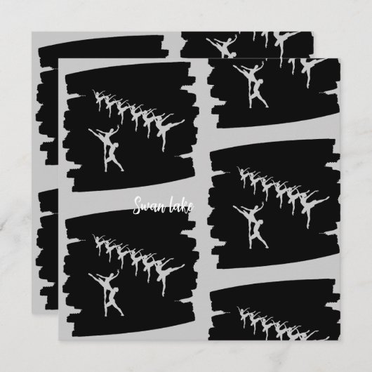 スワンレイク 招待状 (正面/裏面)