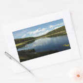 スワンレイクIIアットグランドテトン国立公園 長方形シール (封筒)