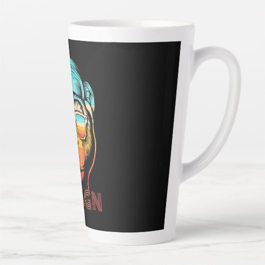 スワンレトロサル カフェラテマグ (右)