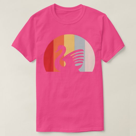 スワンレトロ4 Tシャツ (デザイン正面)