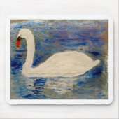 スワン反射カスタム縁ど色 マウスパッド (正面)