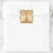 スワン壁紙デザイン スクエアシール (バッグ)