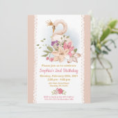 スワン姫の誕生日パーティー 招待状 (スタンド正面)