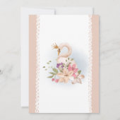 スワン姫の誕生日パーティー 招待状 (裏面)