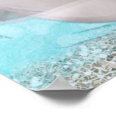 スワン姫 フェイクゴールドグリッター フェアリーテイルパーティー ポスター (角)