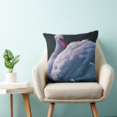 スワン枕 – Swan Birdsエレガントロゴ付き心地よい クッション (椅子)