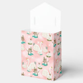 スワン池金ゴールドピンクベビーシャワー フェイバーボックス (オープン)