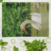 スワン科 キッチンタオル (折り畳み)