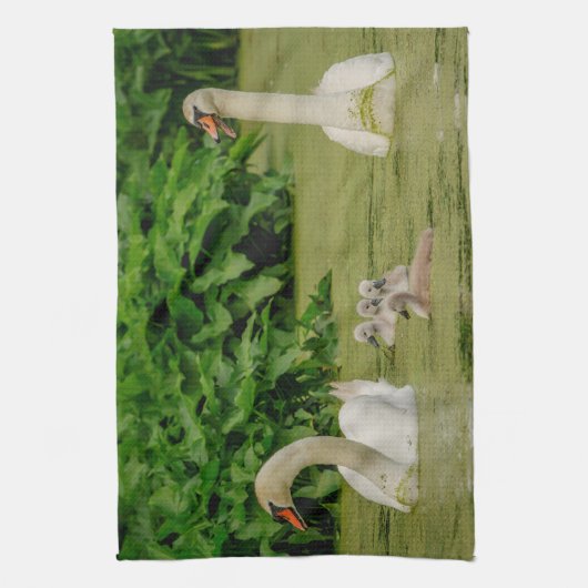 スワン科 キッチンタオル (縦)