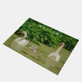 スワン科 ドアマット (アングル)