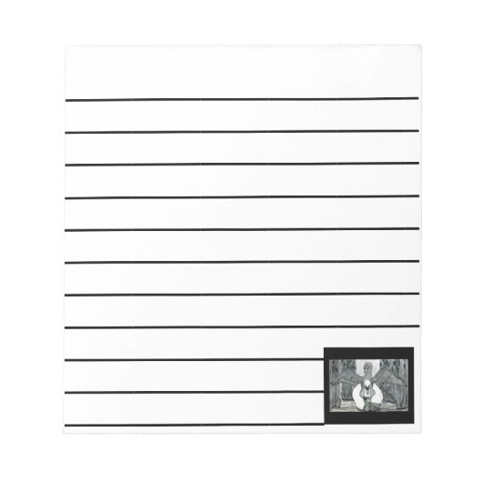 スワン科 ノートパッド (正面)