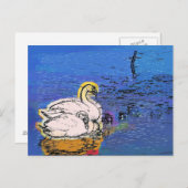 スワン科 ポストカード (正面/裏面)