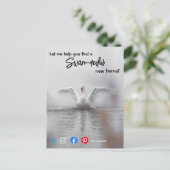 スワン素晴らしス実在ワンステートマーケティング ポストカード (スタンド正面)