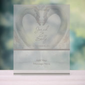 スワン結婚の歓迎 アクリルサイン (ニュートラル)