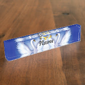 スワン結婚ズ デスクネームプレート (側面)