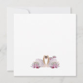 スワン結婚式招待状 招待状 (裏面)