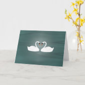 スワン語グリーティングカード カード (黄色い花)