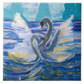 スワン語「Art by Kids」 タイル (正面)