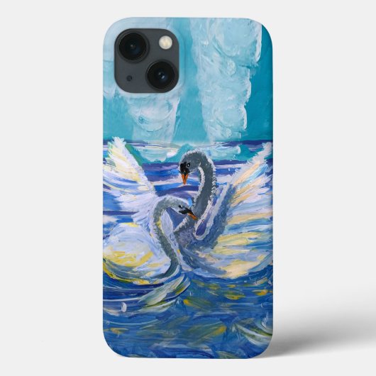 スワン語「Art by Kids」 Case-Mate iPhoneケース (裏面)