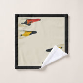 スワン顔のタオルのセット バスタオルセット (ウォッシュタオル)