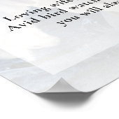 スワン鳥愛好者 生涯の写真によるお別れ会 Funeral) ポスター (角)