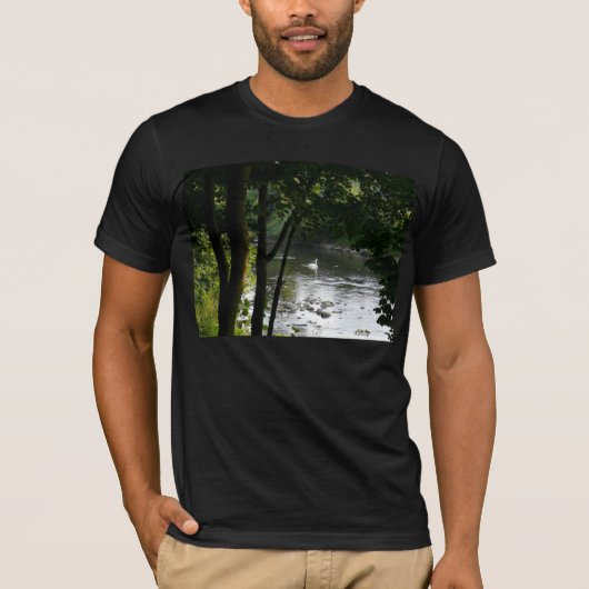 スワン・オン・ザ・リバー Tシャツ (正面)