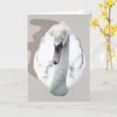 スワン。 カード (黄色い花)