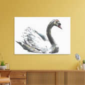 スワン キャンバスプリント (インサイチュ (リビング))