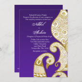 スワン ゴールデン インビテーション (正面/裏面)