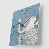 スワン スクエア壁時計 (傾斜)