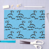 スワン、スワン湖、音楽シンボル、音楽先生 薄葉紙 (クラフト)