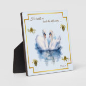 スワン・プラーク23詩篇He Lead Me フォトプラーク (正面)