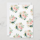 スワン ベイビー シャワーの招待状 招待状 (裏面)