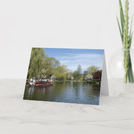 スワン・ボート・オン・ウォーター、ボストンMA カード