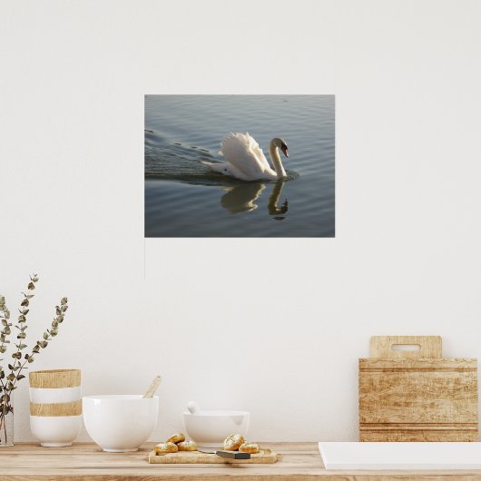 スワン ポスター (キッチン)