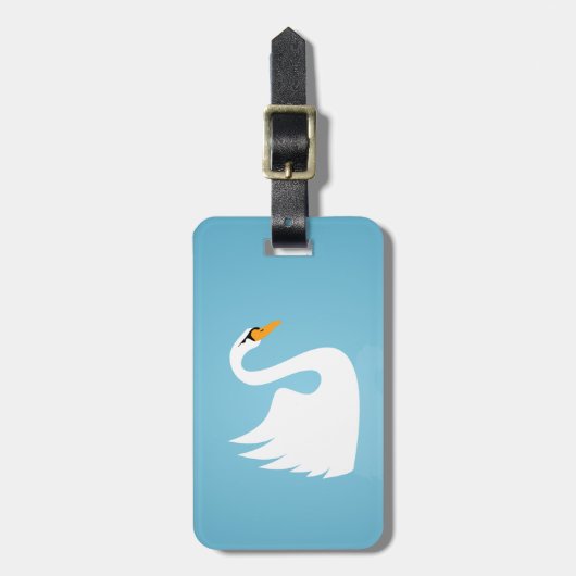 スワン ラゲッジタグ (正面縦)