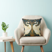 スワン&ラッシュ&アイリス，ヴィンテージデザイン クッション (椅子)