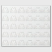 スワン ラッピングペーパー (フラット)