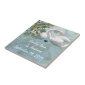 スワン・ラブ結婚・バード結婚の9周年 タイル (側面)