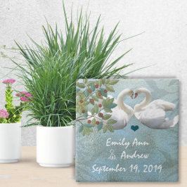 スワン・ラブ結婚・バード結婚の9周年 タイル