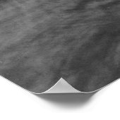 スワン。ロースパークレイク、カーディフ、ウェールズB&Wポスター ポスター (角)