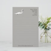 スワン 便箋 (スタンド正面)