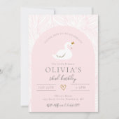 スワン 誕生日 招待状 | スワン 招待状 (正面)